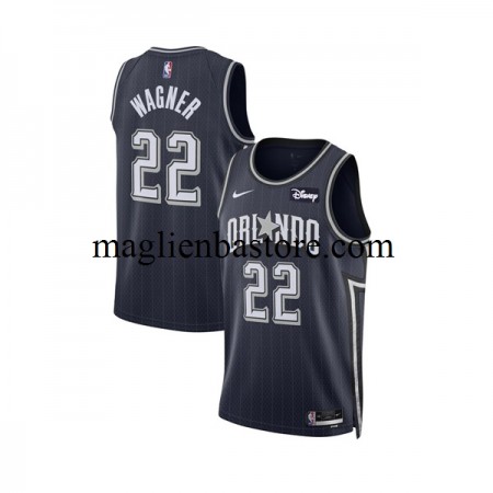 Maglia NBA Orlando Magic Franz Wagner 22 Nike 2023-2024 City Edition Navy Swingman - Uomo